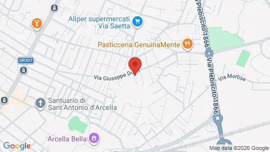 Rooms for rent i Padua - kort over placeringen