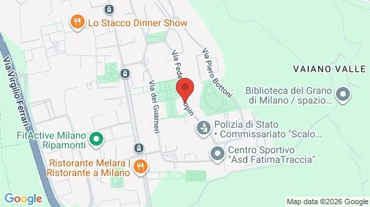 Rooms for rent i Milano Zona 5 - Vigentino, Chiaravalle, Gratosoglio - kort over placeringen