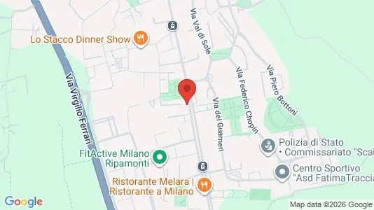 Apartments for rent i Milano Zona 5 - Vigentino, Chiaravalle, Gratosoglio - kort over placeringen