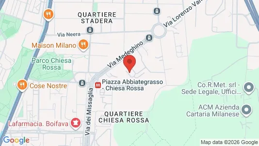 Rooms for rent i Milano Zona 5 - Vigentino, Chiaravalle, Gratosoglio - kort over placeringen