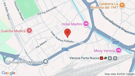 Apartments for rent i Verona - kort over placeringen