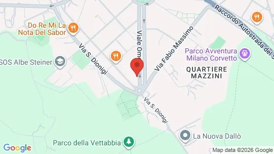 Rooms for rent i Milano Zona 5 - Vigentino, Chiaravalle, Gratosoglio - kort over placeringen