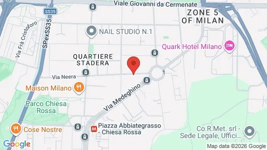 Apartments for rent i Milano Zona 5 - Vigentino, Chiaravalle, Gratosoglio - kort over placeringen