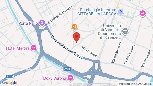 Apartments for rent i Verona - kort over placeringen
