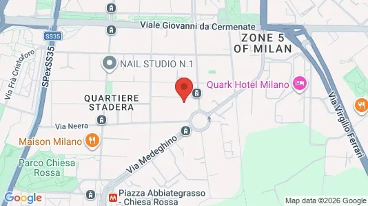 Rooms for rent i Milano Zona 5 - Vigentino, Chiaravalle, Gratosoglio - kort over placeringen