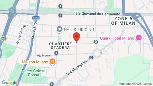 Rooms for rent i Milano Zona 5 - Vigentino, Chiaravalle, Gratosoglio - kort over placeringen