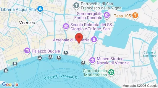 Apartments for rent i Venice - kort over placeringen
