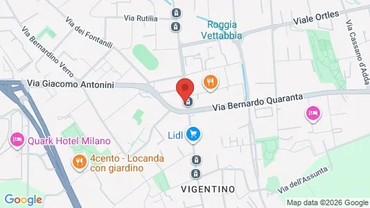 Rooms for rent i Milano Zona 5 - Vigentino, Chiaravalle, Gratosoglio - kort over placeringen