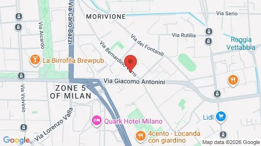Rooms for rent i Milano Zona 5 - Vigentino, Chiaravalle, Gratosoglio - kort over placeringen