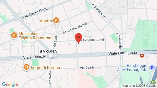 Apartments for rent i Milano Zona 6 - Barona, Lorenteggio - kort over placeringen