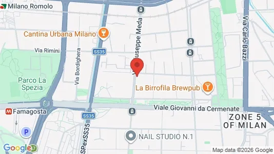 Apartments for rent i Milano Zona 5 - Vigentino, Chiaravalle, Gratosoglio - kort over placeringen