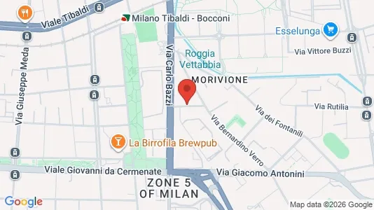 Apartments for rent i Milano Zona 5 - Vigentino, Chiaravalle, Gratosoglio - kort over placeringen