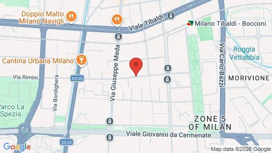 Apartments for rent i Milano Zona 5 - Vigentino, Chiaravalle, Gratosoglio - kort over placeringen
