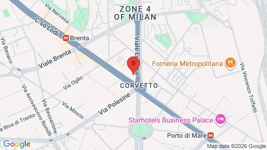 Apartments for rent i Milano Zona 5 - Vigentino, Chiaravalle, Gratosoglio - kort over placeringen