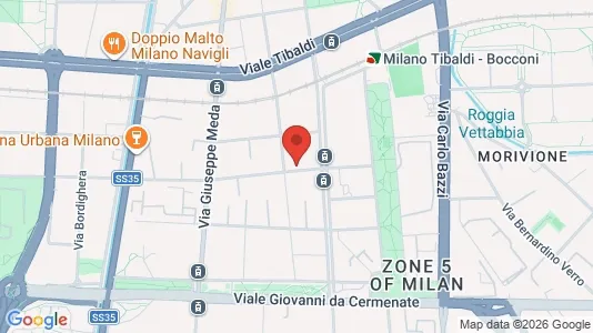 Apartments for rent i Milano Zona 5 - Vigentino, Chiaravalle, Gratosoglio - kort over placeringen