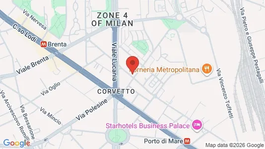 Apartments for rent i Milano Zona 5 - Vigentino, Chiaravalle, Gratosoglio - kort over placeringen