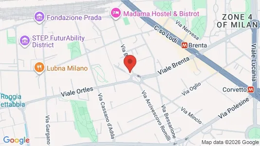 Rooms for rent i Milano Zona 5 - Vigentino, Chiaravalle, Gratosoglio - kort over placeringen