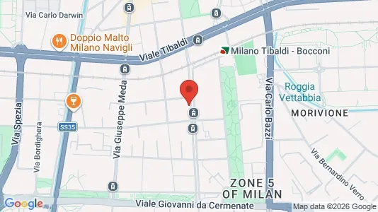 Apartments for rent i Milano Zona 5 - Vigentino, Chiaravalle, Gratosoglio - kort over placeringen