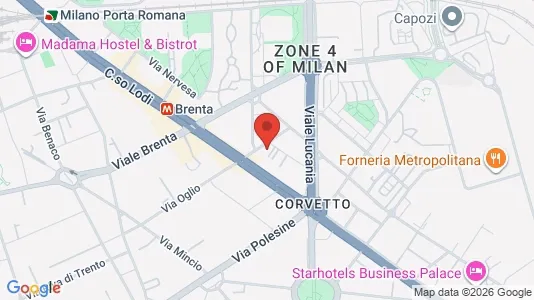 Apartments for rent i Milano Zona 5 - Vigentino, Chiaravalle, Gratosoglio - kort over placeringen