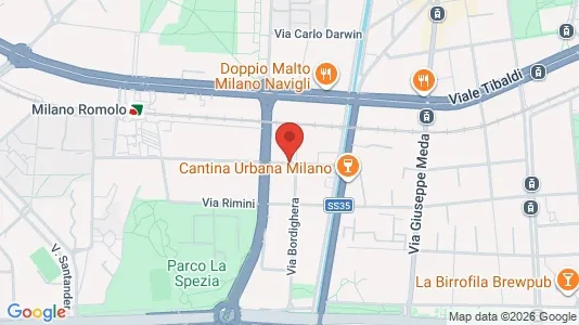 Rooms for rent i Milano Zona 5 - Vigentino, Chiaravalle, Gratosoglio - kort over placeringen