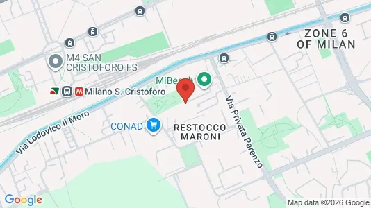 Rooms for rent i Milano Zona 6 - Barona, Lorenteggio - kort over placeringen