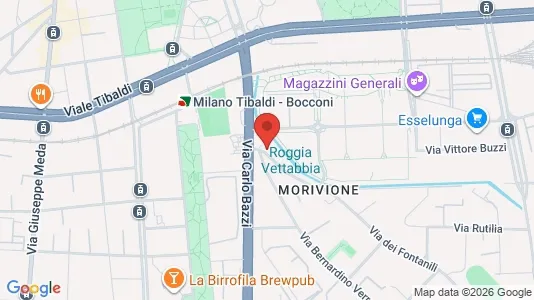 Rooms for rent i Milano Zona 5 - Vigentino, Chiaravalle, Gratosoglio - kort over placeringen