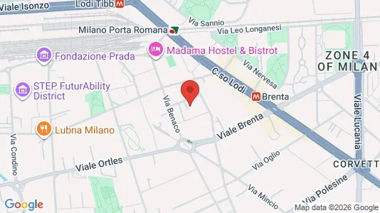 Rooms for rent i Milano Zona 5 - Vigentino, Chiaravalle, Gratosoglio - kort over placeringen