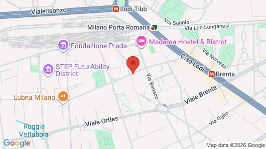 Apartments for rent i Milano Zona 5 - Vigentino, Chiaravalle, Gratosoglio - kort over placeringen