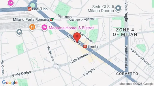 Apartments for rent i Milano Zona 5 - Vigentino, Chiaravalle, Gratosoglio - kort over placeringen