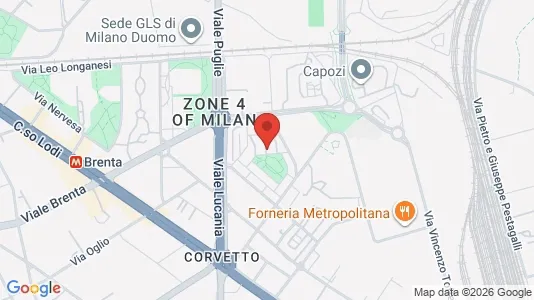 Apartments for rent i Milano Zona 5 - Vigentino, Chiaravalle, Gratosoglio - kort over placeringen