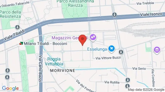 Apartments for rent i Milano Zona 5 - Vigentino, Chiaravalle, Gratosoglio - kort over placeringen