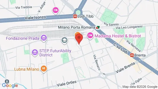 Rooms for rent i Milano Zona 5 - Vigentino, Chiaravalle, Gratosoglio - kort over placeringen