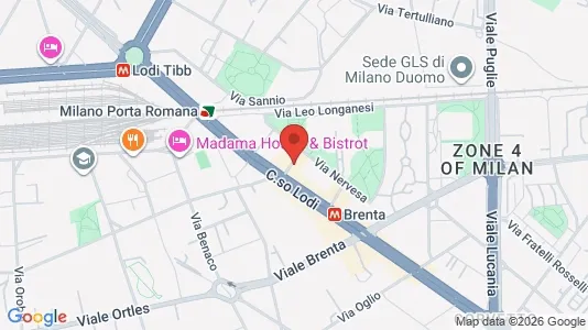 Apartments for rent i Milano Zona 5 - Vigentino, Chiaravalle, Gratosoglio - kort over placeringen