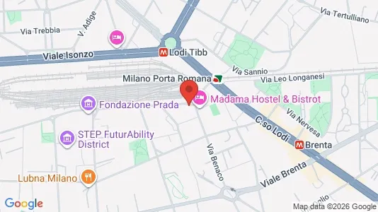Apartments for rent i Milano Zona 5 - Vigentino, Chiaravalle, Gratosoglio - kort over placeringen