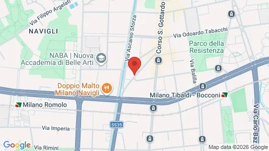 Apartments for rent i Milano Zona 5 - Vigentino, Chiaravalle, Gratosoglio - kort over placeringen