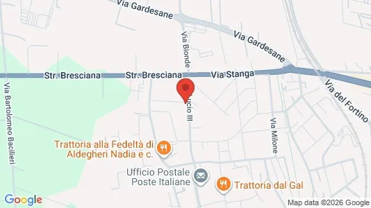 Apartments for rent i Verona - kort over placeringen