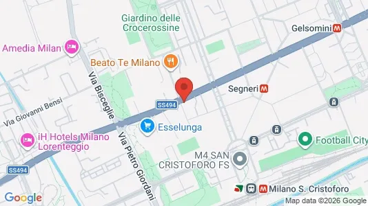 Apartments for rent i Milano Zona 6 - Barona, Lorenteggio - kort over placeringen
