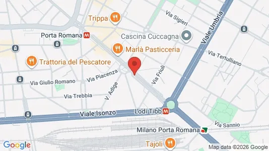 Rooms for rent i Milano Zona 4 - Vittoria, Forlanini - kort over placeringen