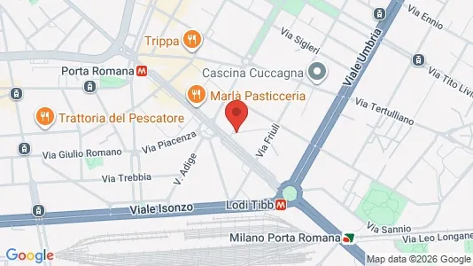Apartments for rent i Milano Zona 4 - Vittoria, Forlanini - kort over placeringen
