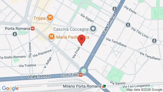 Apartments for rent i Milano Zona 4 - Vittoria, Forlanini - kort over placeringen