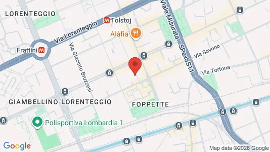 Apartments for rent i Milano Zona 6 - Barona, Lorenteggio - kort over placeringen