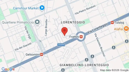 Rooms for rent i Milano Zona 6 - Barona, Lorenteggio - kort over placeringen