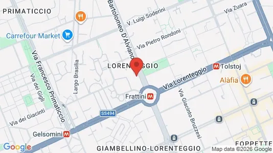 Rooms for rent i Milano Zona 6 - Barona, Lorenteggio - kort over placeringen
