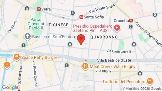 Apartments for rent i Milano Zona 1 - Centro storico - kort over placeringen