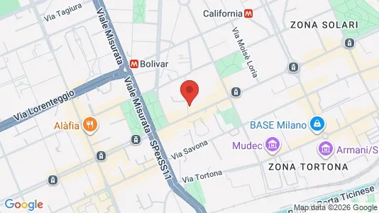Rooms for rent i Milano Zona 6 - Barona, Lorenteggio - kort over placeringen