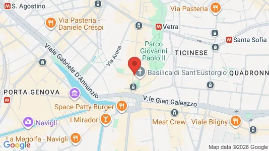 Apartments for rent i Milano Zona 1 - Centro storico - kort over placeringen