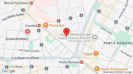 Apartments for rent i Milano Zona 1 - Centro storico - kort over placeringen