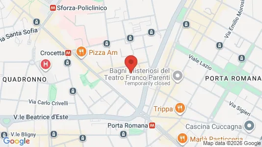 Apartments for rent i Milano Zona 1 - Centro storico - kort over placeringen