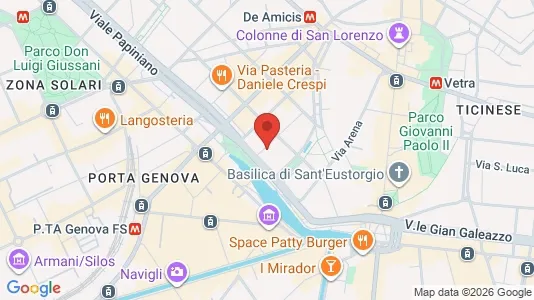 Apartments for rent i Milano Zona 1 - Centro storico - kort over placeringen