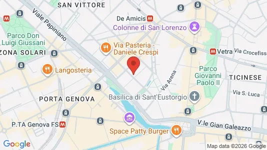 Apartments for rent i Milano Zona 1 - Centro storico - kort over placeringen